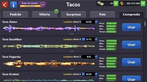 8 BALL POOL 300M DE FICHAS, VIP ESMERALDA, TODOS LENDÁRIOS - Outros