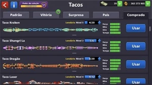 8 BALL POOL 300M DE FICHAS, VIP ESMERALDA, TODOS LENDÁRIOS - Outros