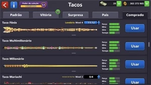 8 BALL POOL 300M DE FICHAS, VIP ESMERALDA, TODOS LENDÁRIOS - Outros