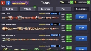 8 BALL POOL 300M DE FICHAS, VIP ESMERALDA, TODOS LENDÁRIOS - Outros