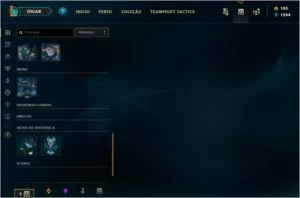 Conta gold 4 season 4 rara com muitas skins - League of Legends LOL
