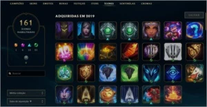 CONTA PLATINA 2 SOLO/SUO, TODOS OS CAMPEÕES E 110 SKINS - League of Legends LOL