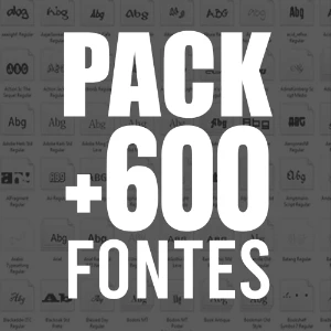 Pack de Fontes para Designer - Serviços Digitais