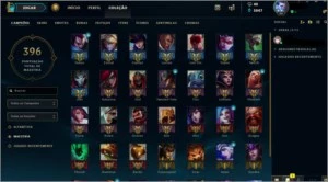 Conta LoL Gold  2017/2018 unranked 50 skins raras - League of Legends