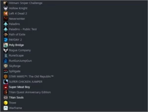 conta steam com 41 jogos sendo elas 23 jogos comprados