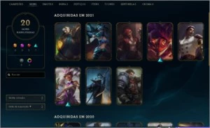Conta lol LV 54 de 2020 - League of Legends