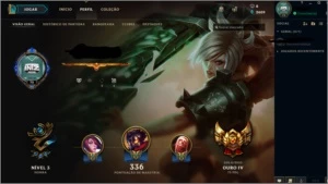 Conta Lol ouro 5 com 71 skins habilitadas - League of Legends