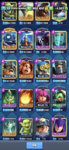 Conta de clash royale lvl 59 11k trofeus