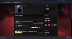 CONTA STEAM LVL 30 CSGO PRIME 3MEDALHAS - Counter Strike