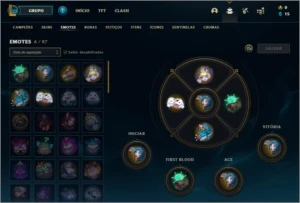 LOL| SMURF COM 9 SKINS GARANTIDAS| GMAIL NAO CONFIRMADO! - League of Legends