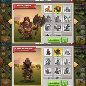 CONTA CV 11 SEMIFULL + Decorações RARAS - Clash of Clans