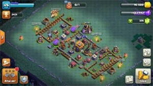 CONTA CV 11 SEMIFULL + Decorações RARAS - Clash of Clans