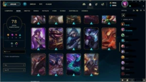 Conta LOL Platina3 C/4 prestígios 8 gemas 9956K RP Baratinha - League of Legends