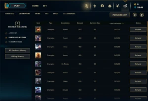 Ouro 4 com 25 Champs ( NO SERVIDOR N.A ) - League of Legends LOL