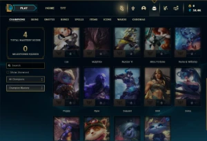Ouro 4 com 25 Champs ( NO SERVIDOR N.A ) - League of Legends LOL
