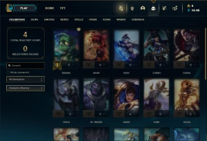 Ouro 4 com 25 Champs ( NO SERVIDOR N.A ) - League of Legends LOL