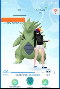 Conta pokemon nivel 44 - Pokémon