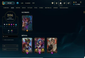Conta Ex Mestre Todos Champs 204 Skins - League of Legends LOL