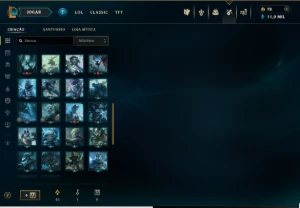 Conta Ex Mestre Todos Champs 204 Skins - League of Legends LOL