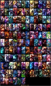 Vendo conta platina com todos os champions e 130 skins - League of Legends LOL