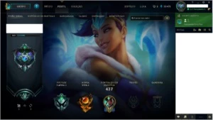 Vendo conta platina com todos os champions e 130 skins - League of Legends LOL