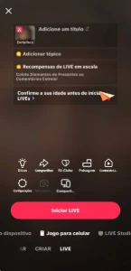 Conta Tiktok + Live Studio +1.060 Seguidores + E-Mail - Redes Sociais
