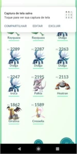 Pokémon Go Conta LVL 33