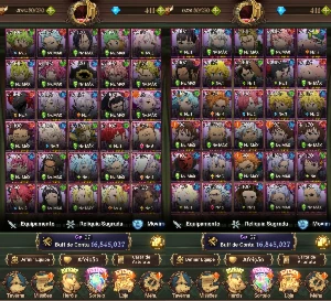 Conta de 7DS 17M CC box, Whale, End Game Todos times do jogo - Seven Deadly Sins