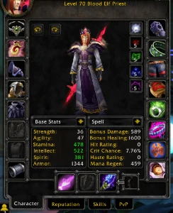 Blood Elf Priest Holy (Nightslayer) - Blizzard