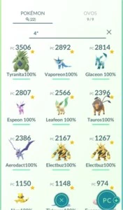 Pokémon Go - Conta Lv30, 10 Lendarios, 22 Pokemons 100%