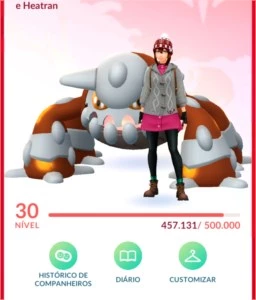 Pokémon Go - Conta Lv30, 10 Lendarios, 22 Pokemons 100%