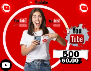 500 Inscritos YouTube - Redes Sociais