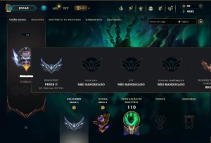 Prata 2 com 60 Champs e 39 Skins ( JG / ADC / MID ) - League of Legends LOL