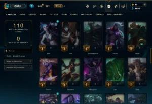 Prata 2 com 60 Champs e 39 Skins ( JG / ADC / MID ) - League of Legends LOL