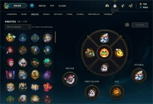 CONTA DIAMANTE 2 COM MUITA SKIN E MUITO BARATA - League of Legends LOL