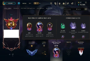 CONTA DE LOL MESTRE + 726 SKINS - League of Legends