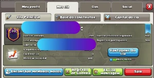 Clã nível 20 com capitólio 9 - Clash of Clans