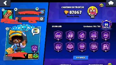 Conta Brawl Stars 8 Anos De Jogo