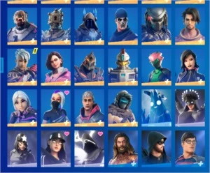 Conta com +160 skins, 3.2k Power Raking (pr) !Com top 40 em - Fortnite