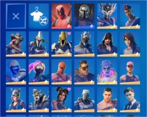 Conta com +160 skins, 3.2k Power Raking (pr) !Com top 40 em - Fortnite