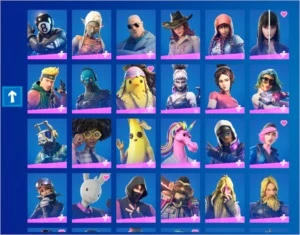 Conta com +160 skins, 3.2k Power Raking (pr) !Com top 40 em - Fortnite