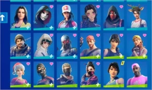 Conta com +160 skins, 3.2k Power Raking (pr) !Com top 40 em - Fortnite