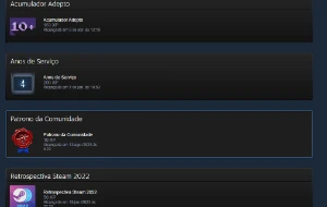 Conta Steam Lv 12 , 4 Anos De Serviço , Lv 5 No Cs E Mais