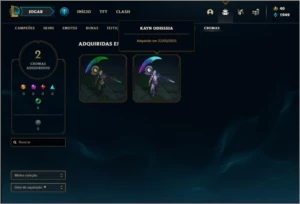 Conta platina 3 baratinha com 6 skins e 32 champs - League of Legends LOL