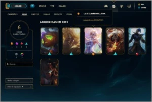 Conta platina 3 baratinha com 6 skins e 32 champs - League of Legends LOL