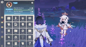 Conta Ar 48 Yelan + Raiden + Mona + Qiqi E Espada Celestial - Genshin Impact