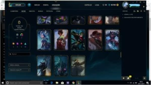 Conta League Of Legends,gold IV, 100 skins,todos os campeões LOL