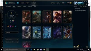 Conta League Of Legends,gold IV, 100 skins,todos os campeões LOL