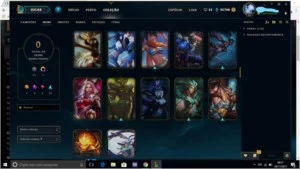 Conta League Of Legends,gold IV, 100 skins,todos os campeões LOL