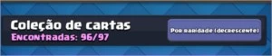 Vendo Conta Clash Royale Torre do Rei 12, (96/97 cartas)